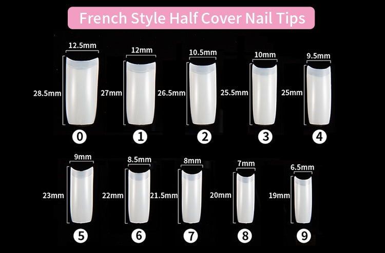 500 French nails 500 French nails
